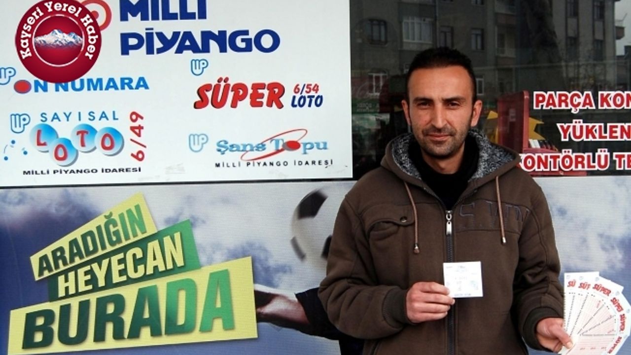 Süper Loto'da büyük ikramiye Kayseri'ye çıktı