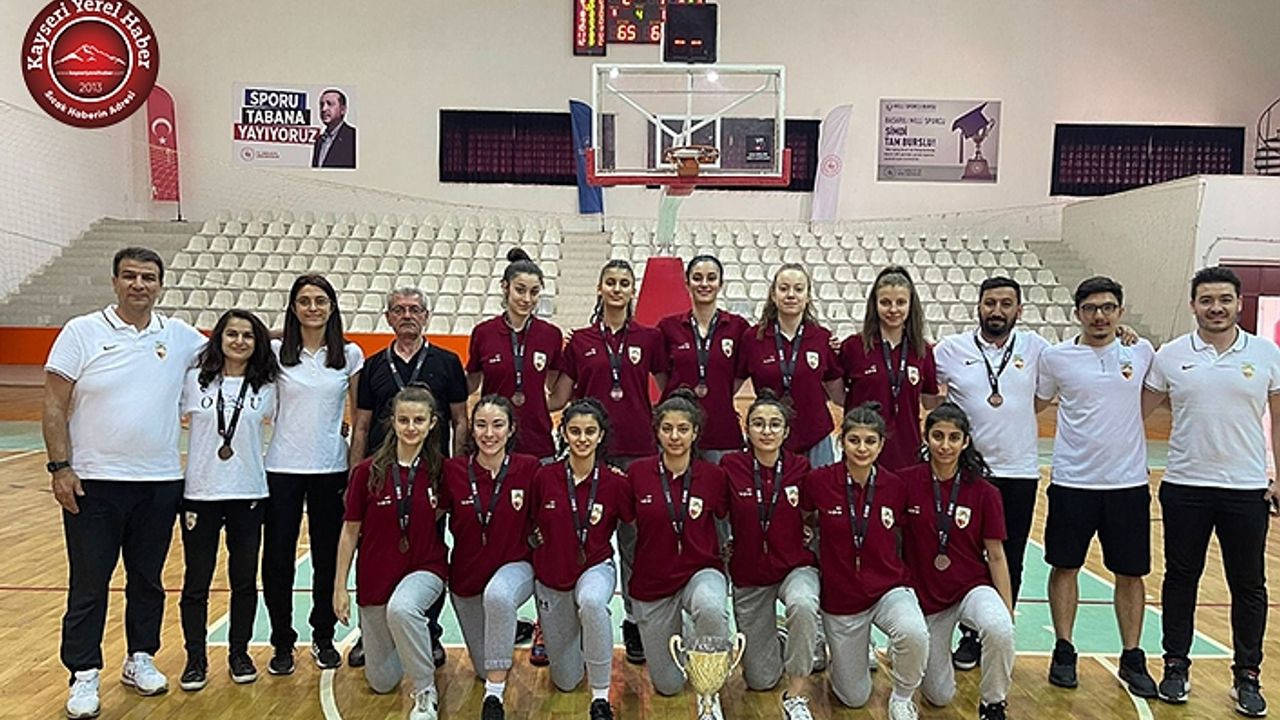 Kayseri Basketbol U16 Türkiye 3’üncüsü Oldu