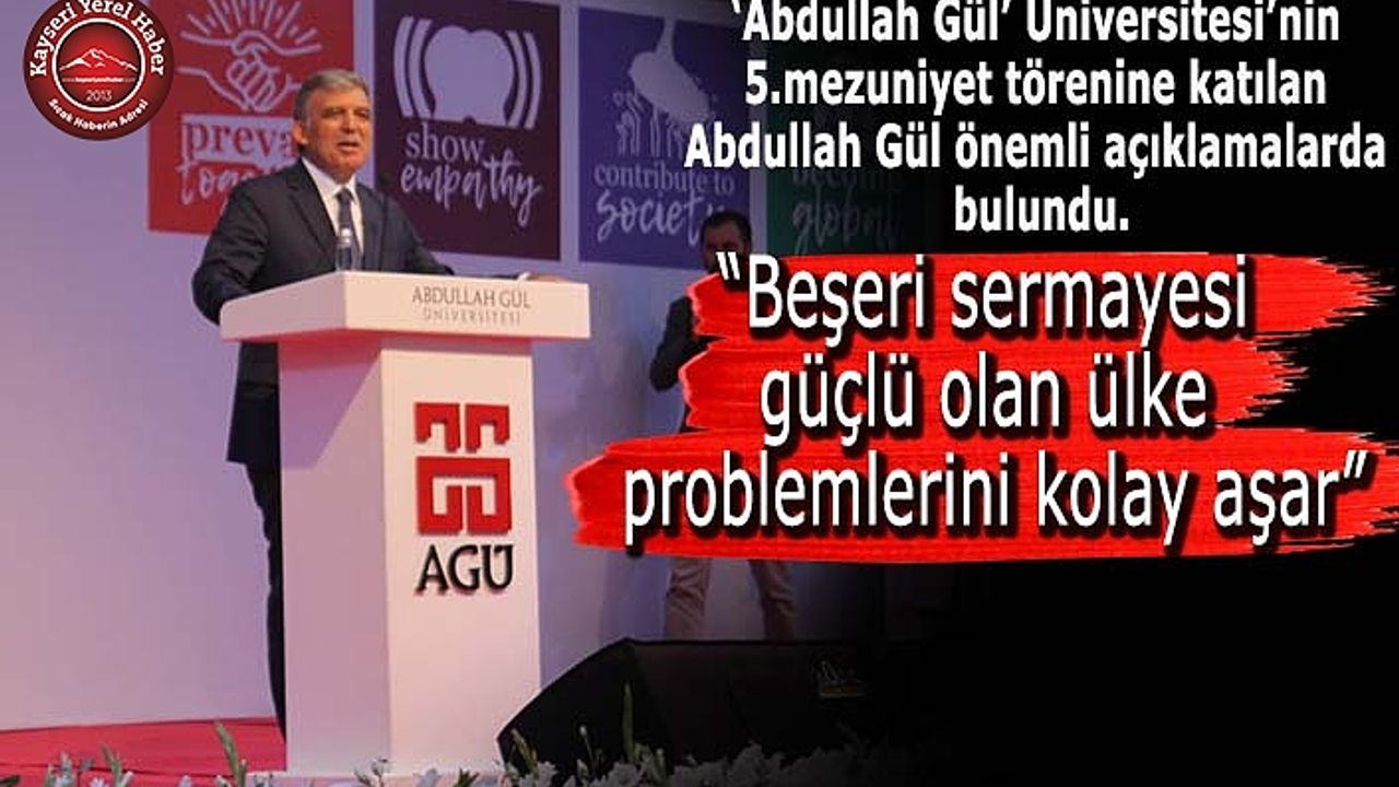 Abdullah Gül: “… Vasatlaşma Görüyorum”