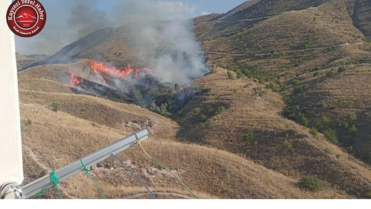 Yılanlı Dağı'nda Çıkan Yangın Kontrol Altına Alındı