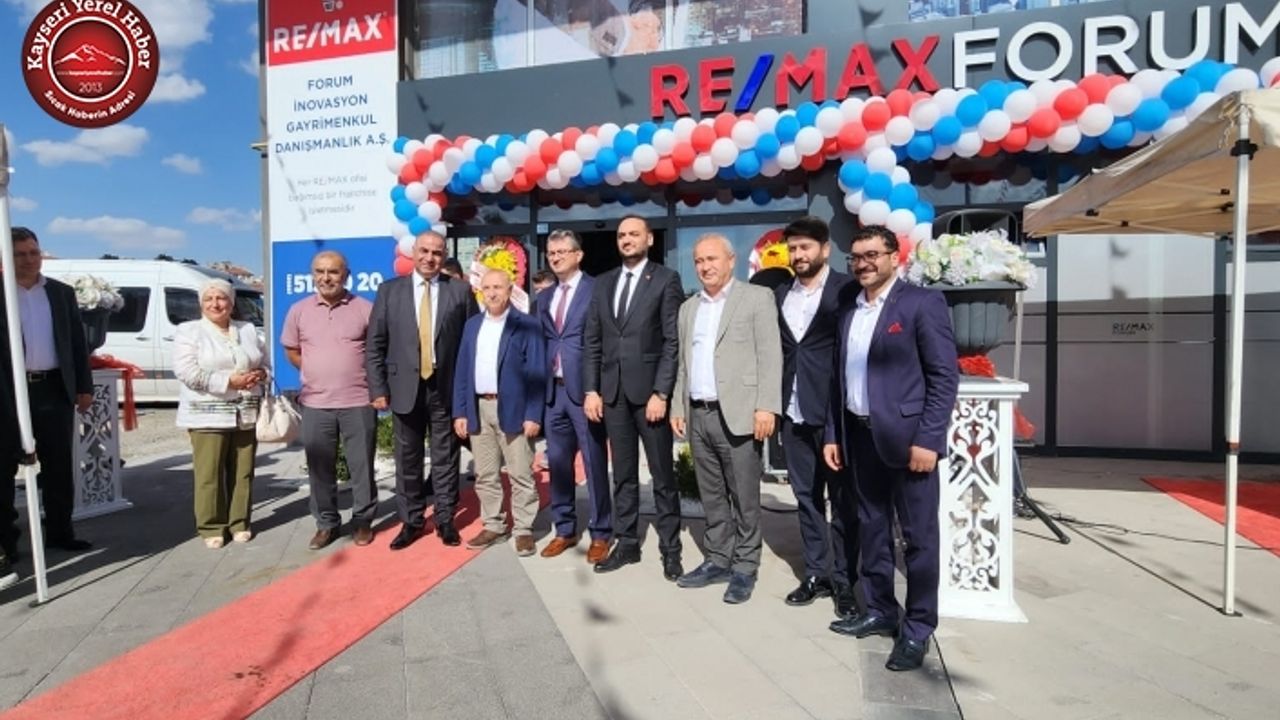 Remax Forum Kayseri Şubesi Hizmete Girdi