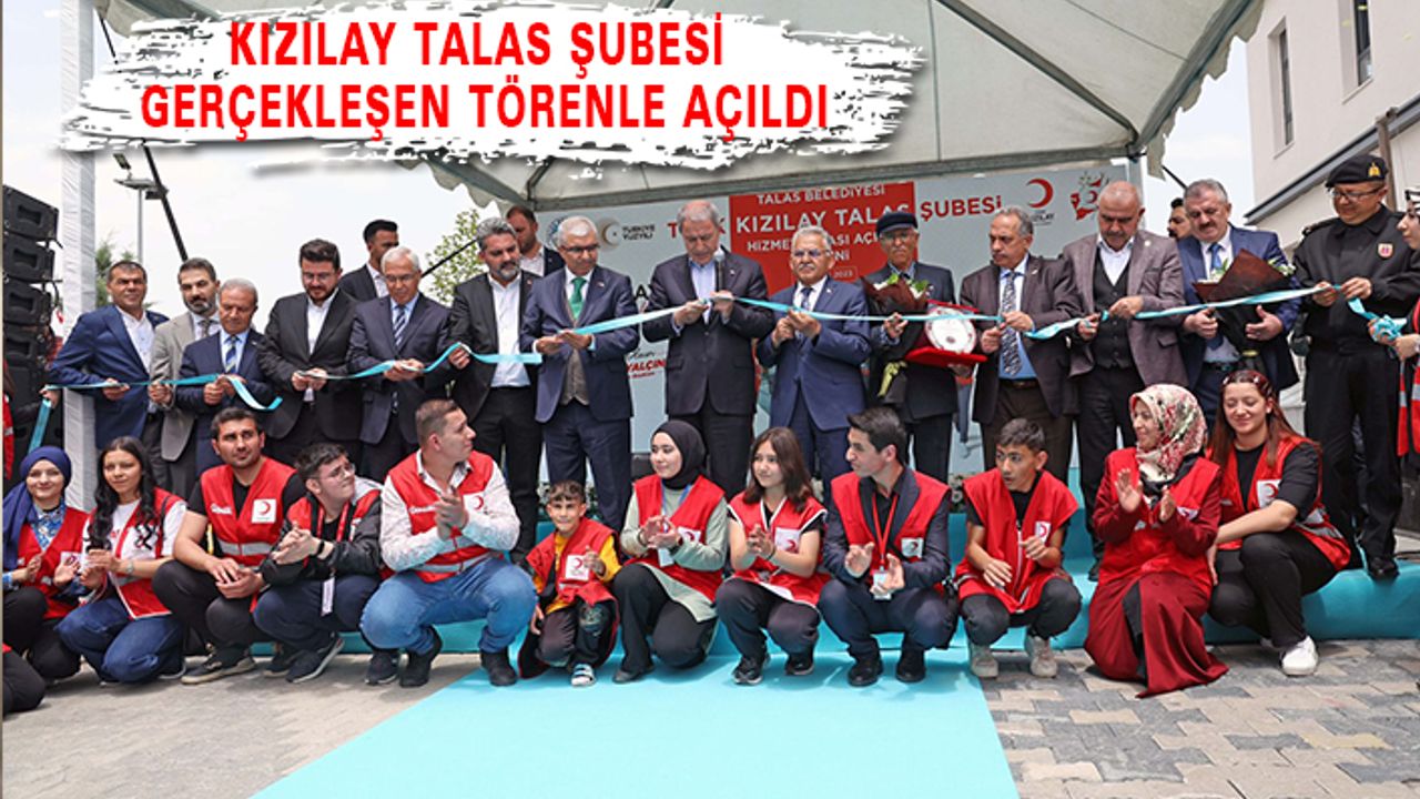 Kızılay Talas Açıldı