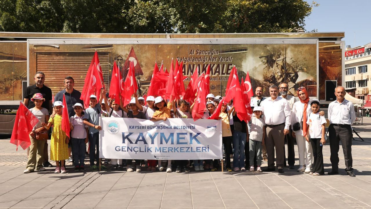 KAYMEK’in Minik Öğrencileri Çanakkale Ruhunu Yaşadı