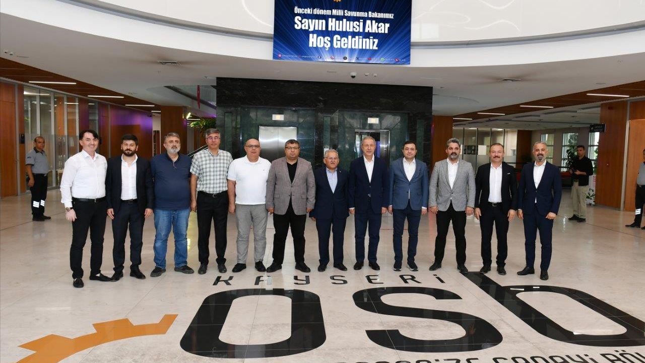 Kayseri OSB Başkanı Yalçın, Hulusi Akar’a Projelerini Anlattı
