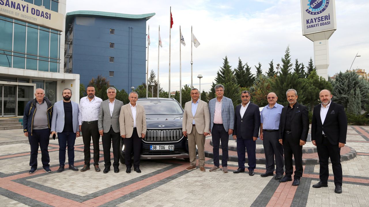 Türkiye’nin İlk Yerli Otomobili Togg, KAYSO’ya Teslim Edildi