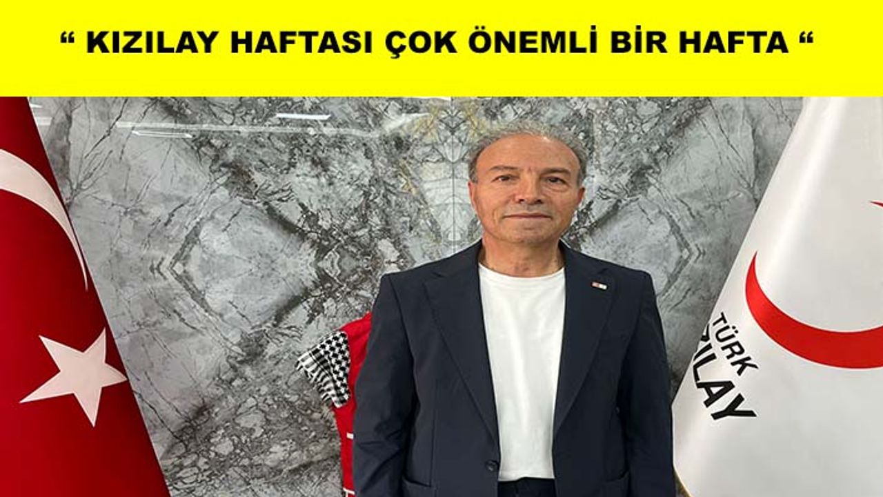 Başkan Beydilli, “Kızılay bize her zaman lazım”