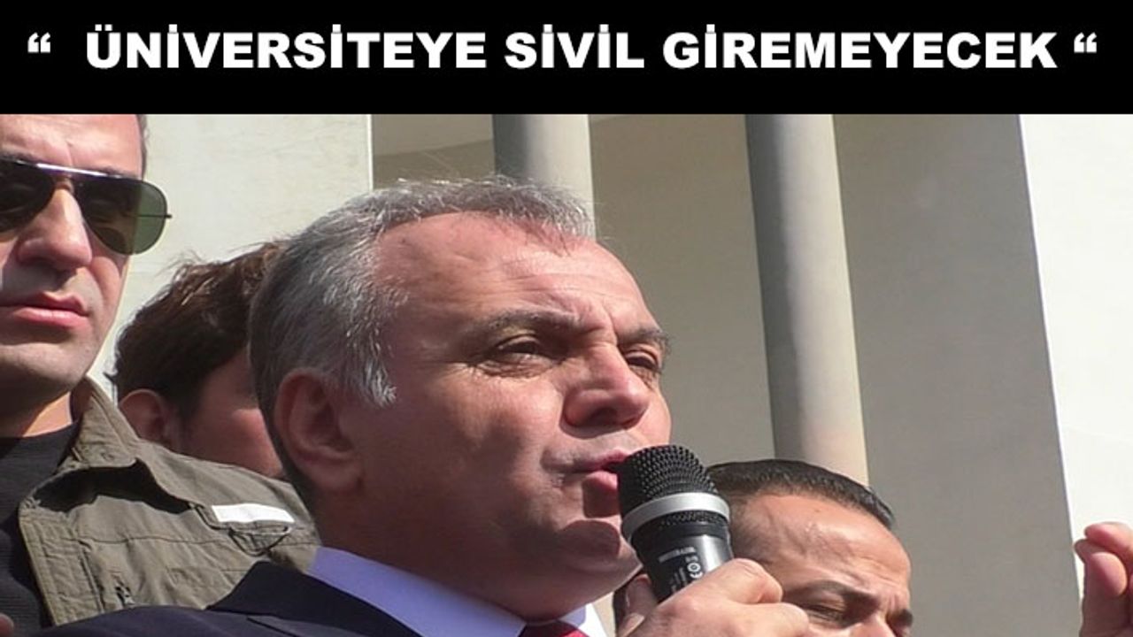 ERÜ Rektörü Altun, “Can güvenliğinizi titiz bir şekilde devam ettiriyoruz”