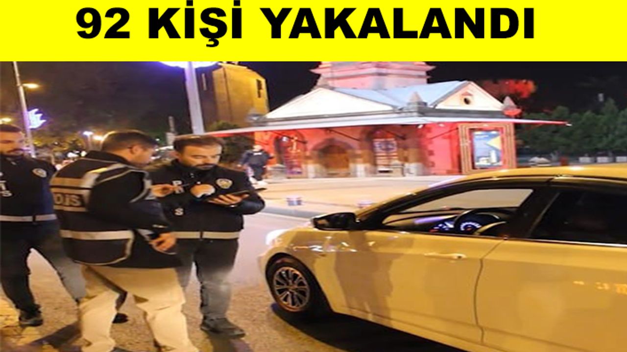 690 personelle Narko-Asayiş uygulaması