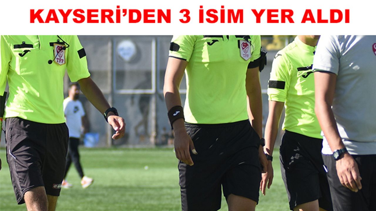 ‘Bahis oynadığı tespit edilen hakemler’ listesi