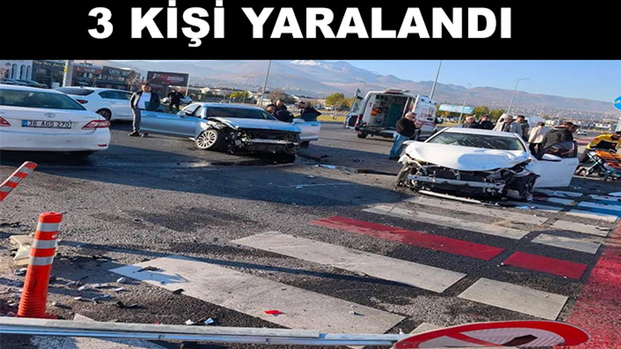 İki otomobil çarpıştı