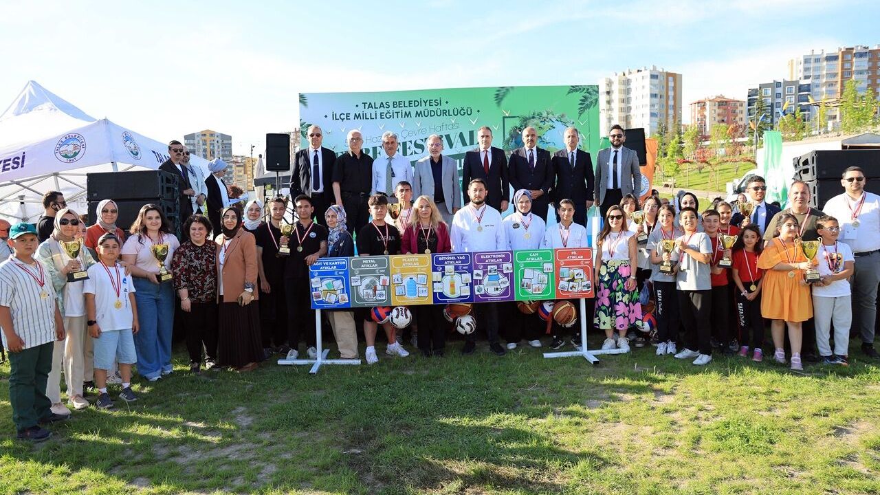 Talas’ta Çevre Bilinci Sanatla Buluştu, Öğrenciler Ödüllerin
