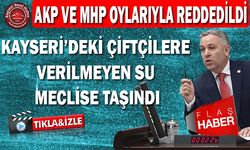 AKP Ve MHP Oylarıyla Reddedildi