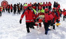 Erciyes'te Çığ Tatbikatı