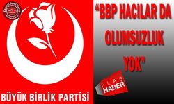 BBP İl Başkanlığından Açıklama