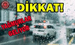 Kayseri'de Yağışlar Geri Geliyor