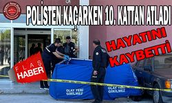 Polisten Kaçan Kişi 10’uncu Kattan Atladı