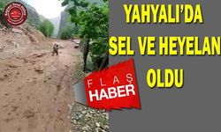 Yahyalı'da Sel Heyelana Neden Oldu