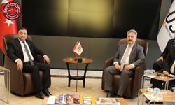 BAŞKAN PALANCIOĞLU OSB’NİN YENİ YÖNETİMİNİ ZİYARET ETTİ