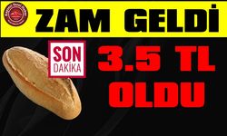 Son dakika… EKMEK ZAMLANDI!