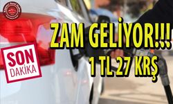 Son dakika...MOTORİNE 1 LİRA 27 KURUŞ ZAM BEKLENİYOR