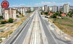 Yeni raylı sistemin yol ve çevre düzenleme çalışmaları sürüyor