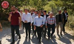 Vali Çiçek Başkan Büyükkılıç ile Birlikte Soğanlı'da İncelemelerde Bulundu