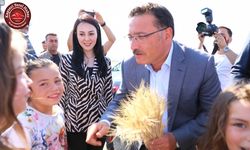 Vali Çiçek, Buğday Hasadı Etkinliğine Katıldı