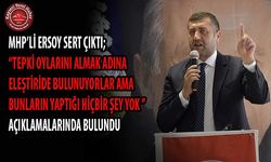 MHP'li Vekil Ersoy Sert Çıktı