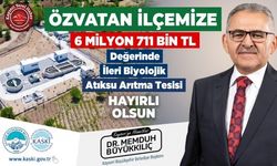 Özvatan’a, Atık Su Arıtma Tesisi İnşa Edildi