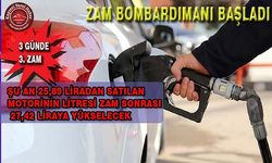 3 Günde 3’üncü Zam Yolda