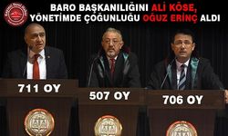 Baro Başkanlığı Seçiminde Çoğunluğu Oğuz Erinç Aldı