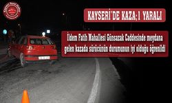 Kayseri'de İki Otomobil Çarpıştı: 1 Yaralı