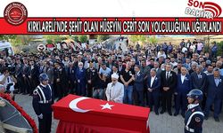 Şehit Hüseyin Cerit Son Yolculuğuna Uğurlandı