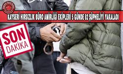 5 Günde 82 Hırsızlık Şüphelisi Yakalandı