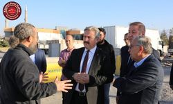 BAŞKAN PALANCIOĞLU, GERMİR’DEKİ ÖĞRENCİ YURDU İNŞAATINI İNCELEDİ
