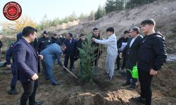 HACILARDA BİN 111 FİDAN TOPRAKLA BULUŞTU
