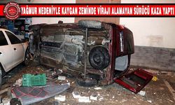 Hafif Ticari Araç Devrildi: 1 Yaralı