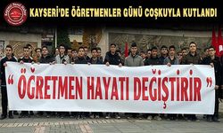 Kayseri'de 24 Kasım Öğretmenler Günü kutlandı