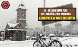 Kayseri’de Kar Bekleniyor