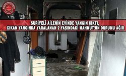 Suriyeli Ailenin Evinde Yangın Çıktı