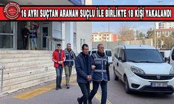 16 Ayrı Suçtan Aranan Kişi Yakalandı