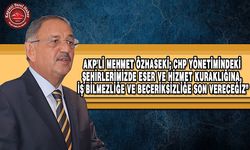 AKP’Lİ Mehmet Özhaseki’den Açıklama