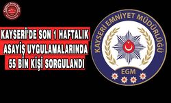 Kayseri Asayiş Ekiplerinden Şaşırtan Rapor
