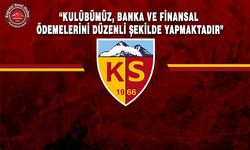 Kayserispor’dan ‘Ödeme’ Açıklaması Geldi