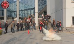 KOCASİNAN’DA YANGIN TATBİKATI GERÇEĞİ ARATMADI