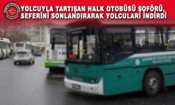 Öfkeli Otobüs Şoförü Yolcuları İndirdi