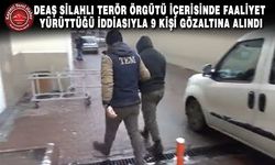 Terör Operasyonunda: 9 Gözaltı