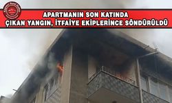 Apartman Dairesinde Çıkan Yangın Söndürüldü