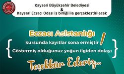 'ECZACI ASİSTANLIĞI' KURSUNA YOĞUN İLGİ