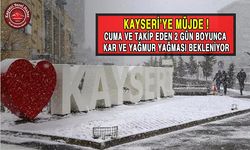 Meteoroloji Kayseri İçin Uyarıyor